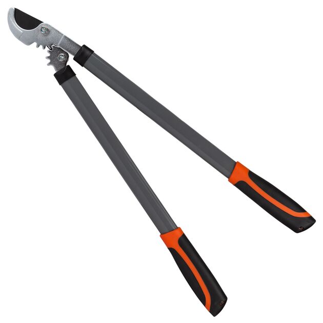 Сучкорез плоскостной шестеренчатый, стальные рукоятки 610мм FLORA, фото , изображение 2 | SNABZHENIE.com.ua