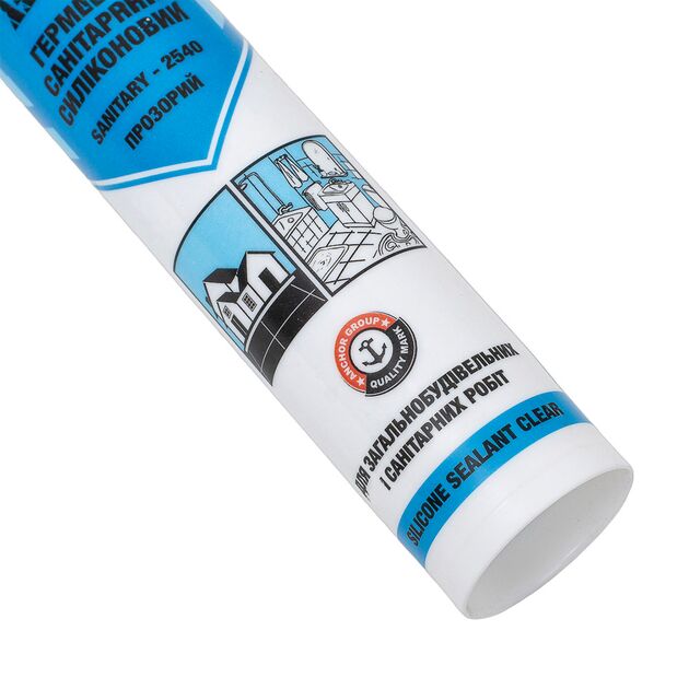 Силиконовый санитарный герметик прозрачный 280мл ASMACO, ОАЭ, фото , изображение 3 | SNABZHENIE.com.ua