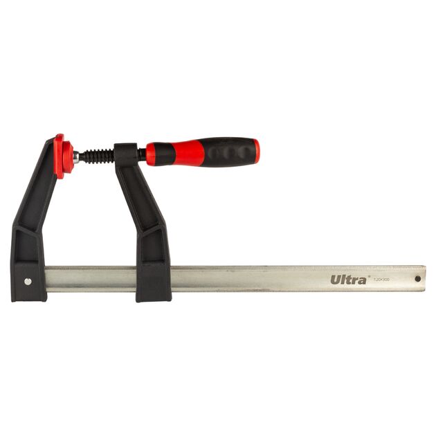 Струбцина столярна тип F 300*120мм DIN 5117 посилена ULTRA (4242312), фото , зображення 2 | SNABZHENIE.com.ua