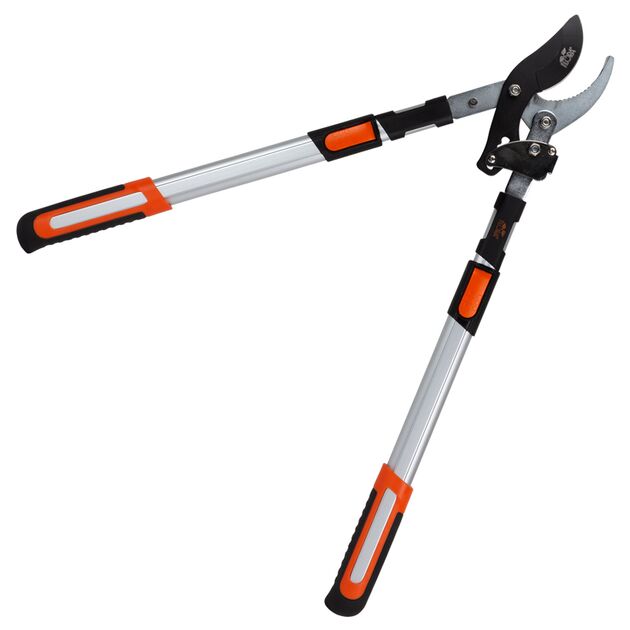Сучкорез телескопический храповый с алюминиевыми рукоятками 700-874мм FLORA, фото , изображение 3 | SNABZHENIE.com.ua