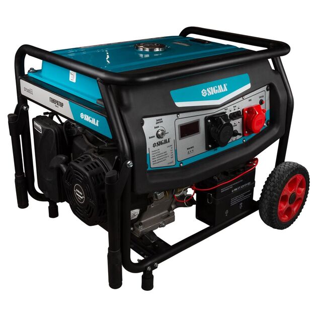 Генератор бензиновый 8.5/9.0кВт 220-380В с электрозапуском SIGMA 5710511, фото , изображение 3 | SNABZHENIE.com.ua