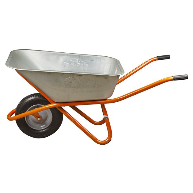 Одноколесная строительная тачка 90л, 200кг, колесо 15 FLORA, фото , изображение 2 | SNABZHENIE.com.ua