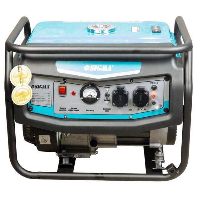 Бензиновий генератор 3.5/4.0кВт 4-х тактний ручний запуск SIGMA (5710431), фото  | SNABZHENIE.com.ua