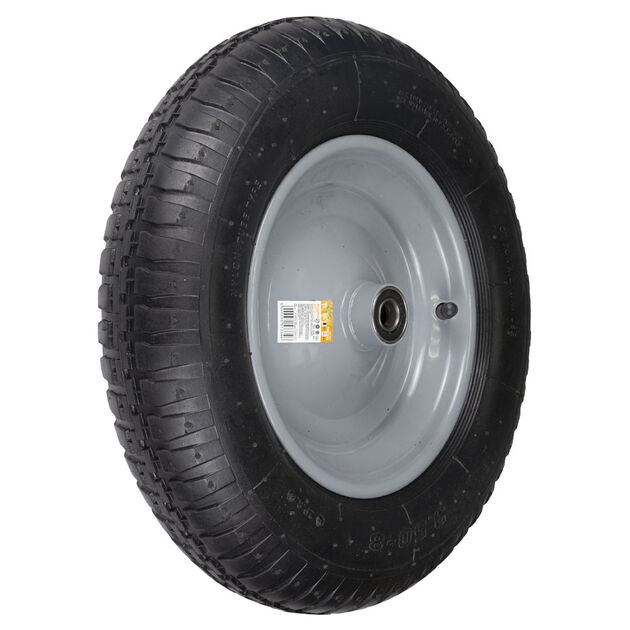 Пневматическое колесо 14" (3.50-8) для тачки FLORA 360*85мм, фото , изображение 3 | SNABZHENIE.com.ua