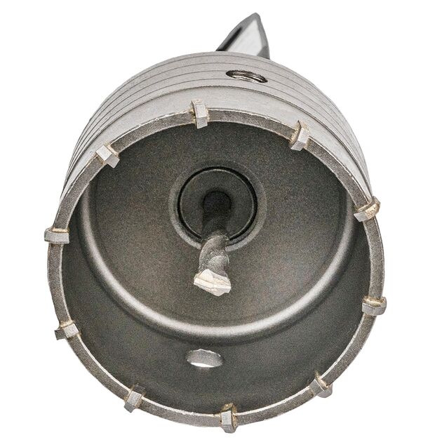 Коронка по бетону 80*70мм 10 зубців + хвостовик 110мм SDS-plus GRAD (1514405), фото , зображення 3 | SNABZHENIE.com.ua