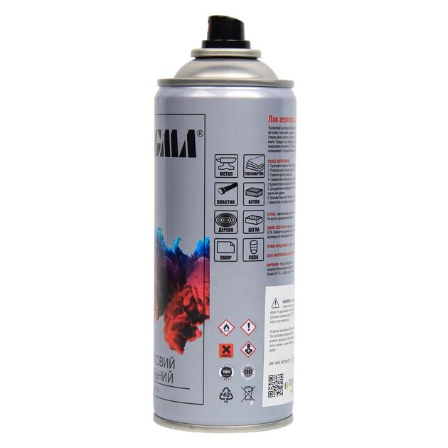 Лак акриловый аэрозольный 400мл глянец SIGMA (2737611), фото , изображение 3 | SNABZHENIE.com.ua