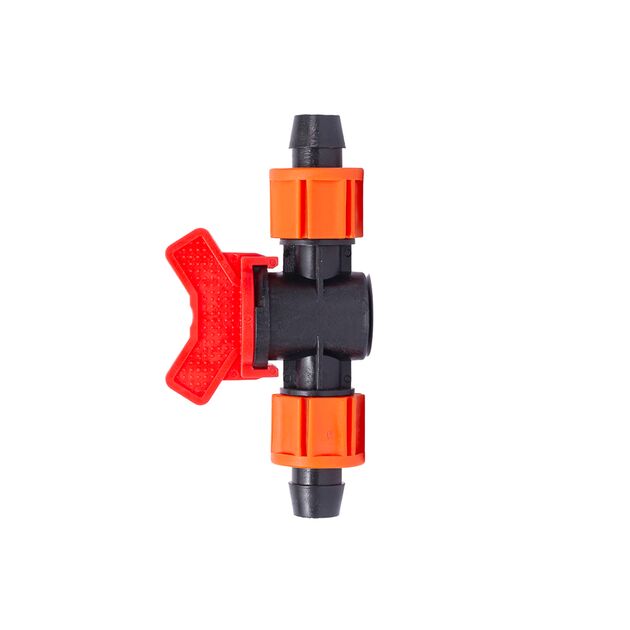 Кран для капельной ленты Ø16мм FLORA (5079474), фото , изображение 3 | SNABZHENIE.com.ua