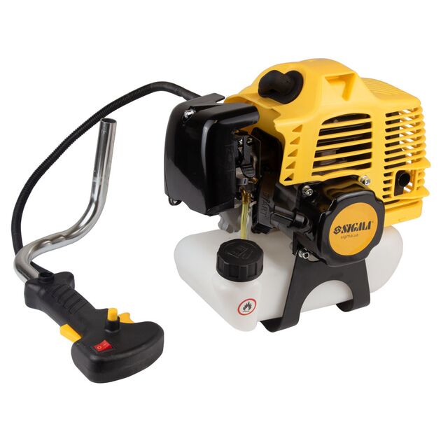 Триммер бензиновый 2.4кВт 43.0см³ жесткий вал U-ручка (катушка, нож) SIGMA (5612601), фото , зображення 2 | SNABZHENIE.com.ua