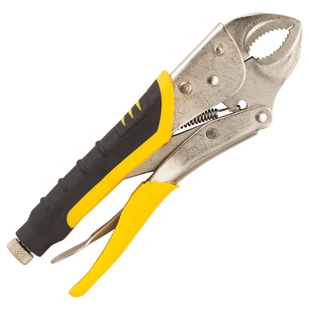 Клещи зажимные универсальные полукруглые 250 мм CrV, фото , изображение 2 | SNABZHENIE.com.ua
