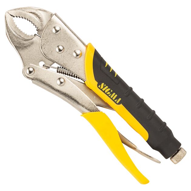 Клещи зажимные универсальные полукруглые 250 мм CrV, фото  | SNABZHENIE.com.ua