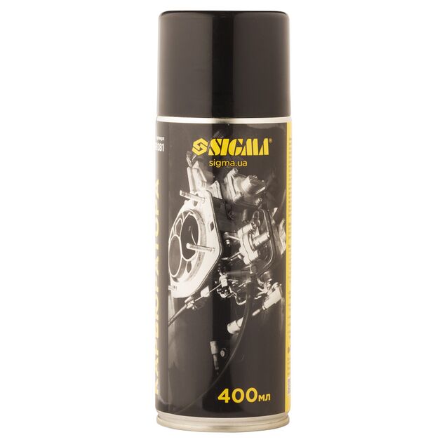 Очиститель карбюратора и дроссельной заслонки 400мл SIGMA, фото , изображение 2 | SNABZHENIE.com.ua