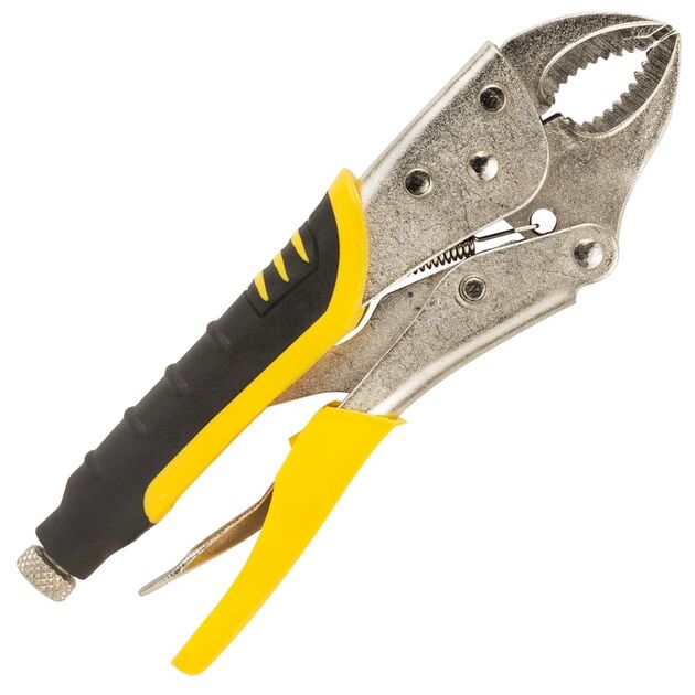 Клещи зажимные полукруглые 180мм CrV универсальные, фото , изображение 2 | SNABZHENIE.com.ua