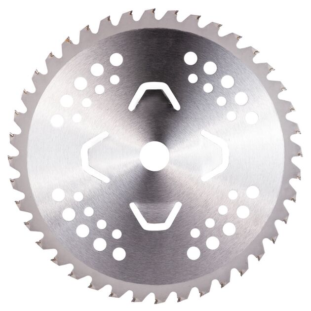 Диск для триммера з твердосплавними напайками 255*25.4мм 40Т 4 підрізні лопаті SIGMA (5624601), фото , зображення 2 | SNABZHENIE.com.ua