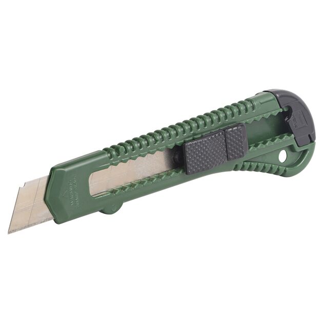 Нож сегментный лезвие 18мм корпус пластиковый автоматический замок GRAD (8215365), фото , зображення 3 | SNABZHENIE.com.ua