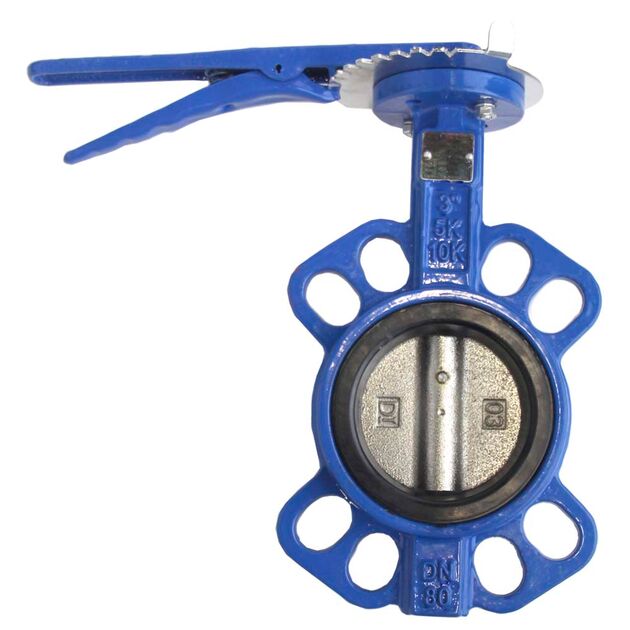 Затвор межфланцевый "баттерфляй" 3'' корпус чугун (GGG50) диск чугун (GGG50) EPDM PN16 FLORA (5080204), фото  | SNABZHENIE.com.ua