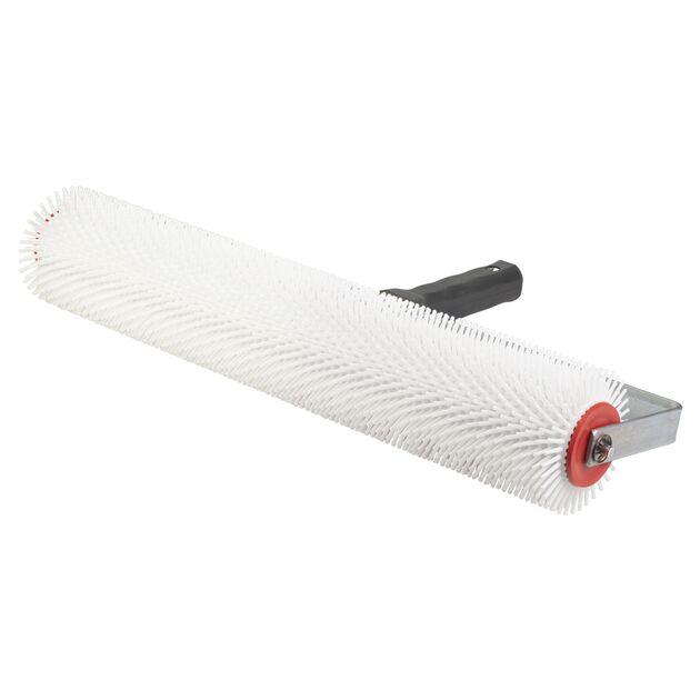 Валик игольчатый аэрационный для наливного пола 80×400мм с ручкой (рамкообразная) белая иголка SIGMA (8313611), фото , зображення 2 | SNABZHENIE.com.ua