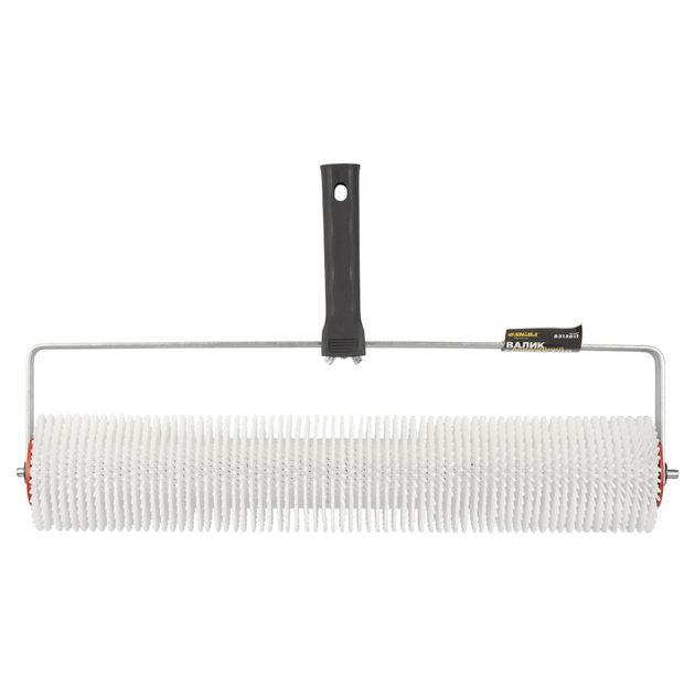 Валик игольчатый аэрационный для наливного пола 80×400мм с ручкой (рамкообразная) белая иголка SIGMA (8313611), фото  | SNABZHENIE.com.ua