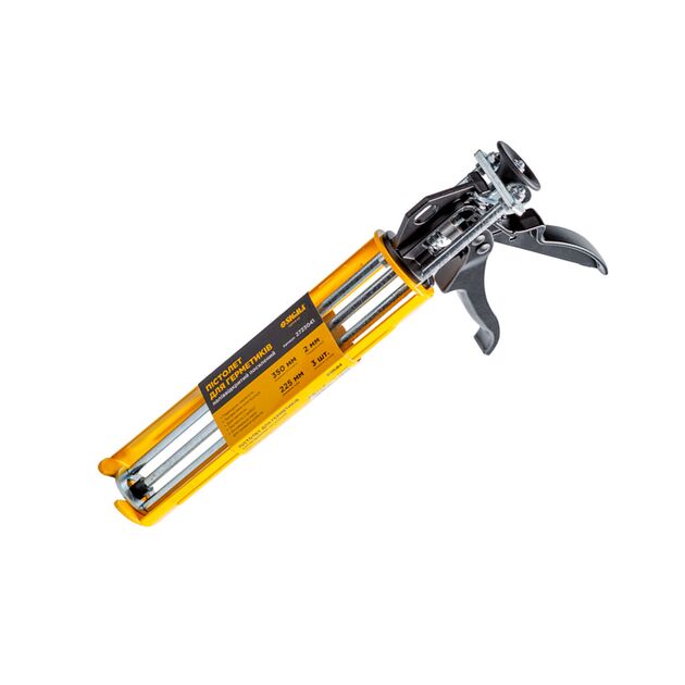 Пистолет для герметиков полуоткрытый усиленный 3 штока 225мм SIGMA (2723041), фото , изображение 3 | SNABZHENIE.com.ua