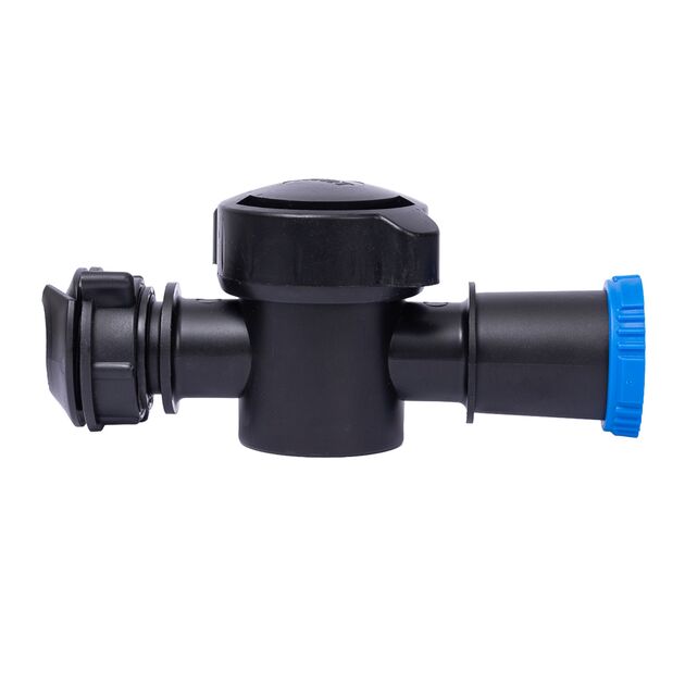 Кран для капельной ленты туман Ø40мм FLORA, фото , изображение 2 | SNABZHENIE.com.ua