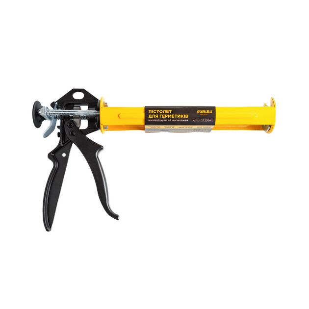 Пистолет для герметиков полуоткрытый усиленный 3 штока 225мм SIGMA (2723041), фото  | SNABZHENIE.com.ua