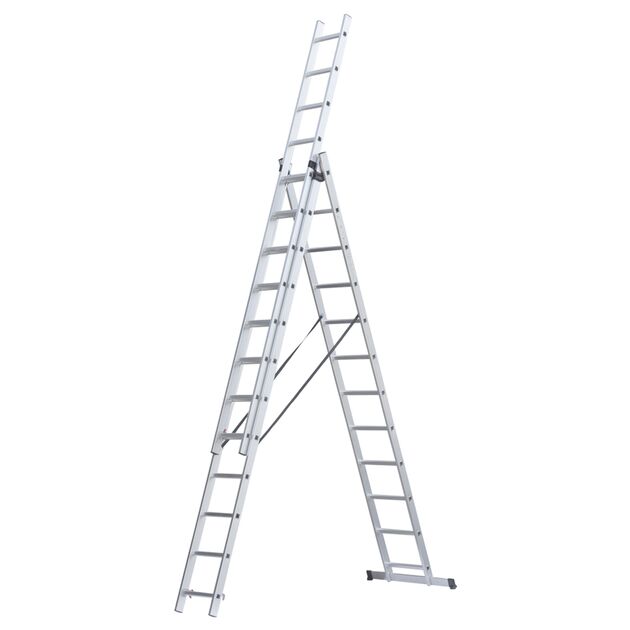 Універсальна розкладна драбина на 12 ступенів, фото  | SNABZHENIE.com.ua