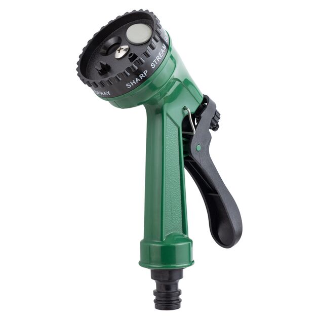 Набор для полива пистолет-распылитель 4 режима, 2 коннектора ½" + адаптер ½-¾" (ABS) GRAD (5012565), фото , зображення 2 | SNABZHENIE.com.ua