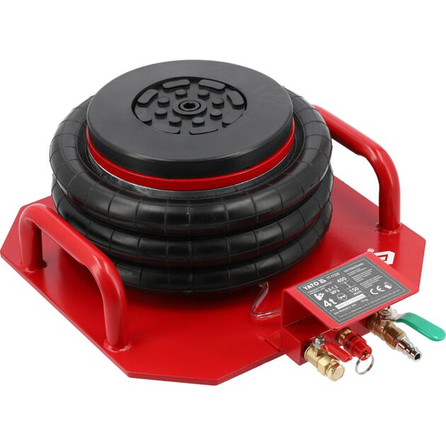 Домкрат пневматичний стовбцевий YATO навантаження- 4 т, межі підйому- 15- 40 см, тиск- 8-12 Bar [1], фото  | SNABZHENIE.com.ua