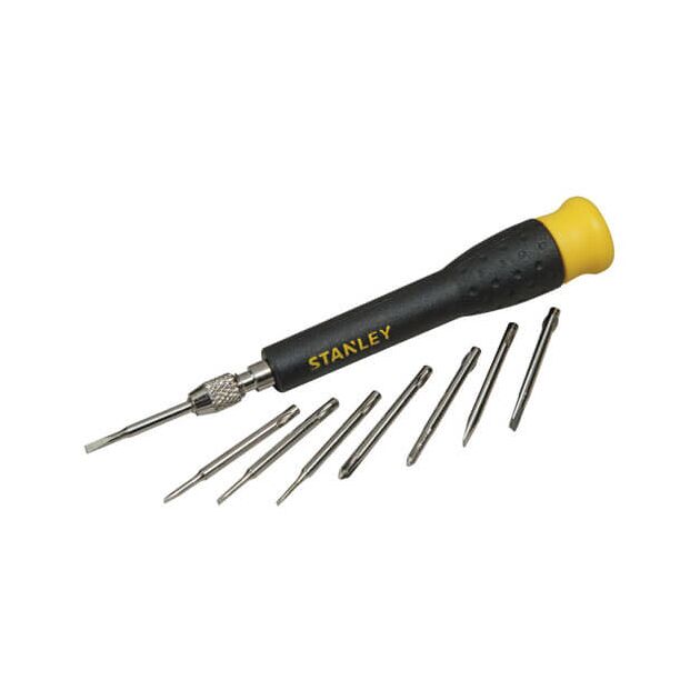 Отвертка-держатель STANLEY с насадками в футляре, 17 шт, фото , изображение 2 | SNABZHENIE.com.ua