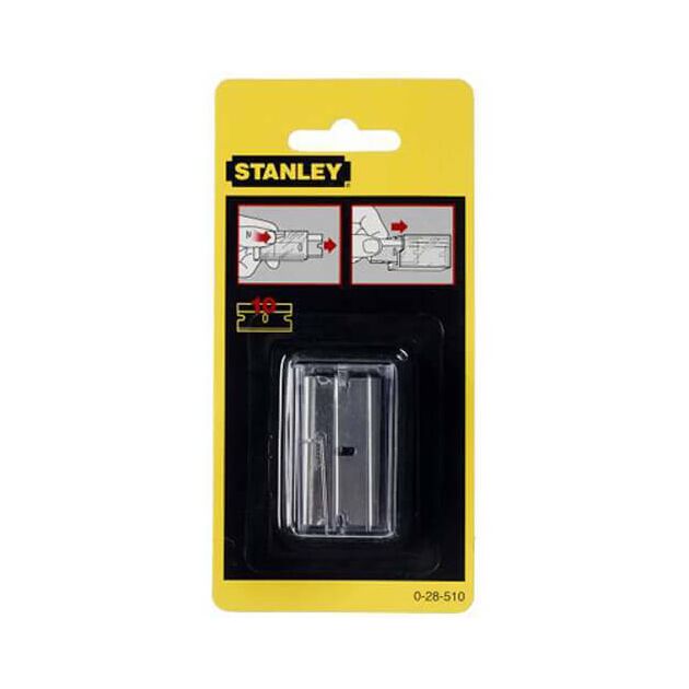 Запасные лезвия для скребка 40 х 40 мм, 10 шт., STANLEY (0-28-510), фото  | SNABZHENIE.com.ua