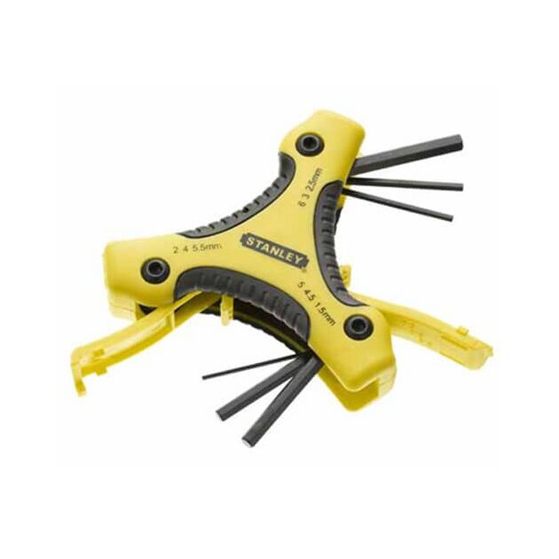 Ключи шестигранные метрические STANLEY 0-95-935, 9 шт., фото  | SNABZHENIE.com.ua