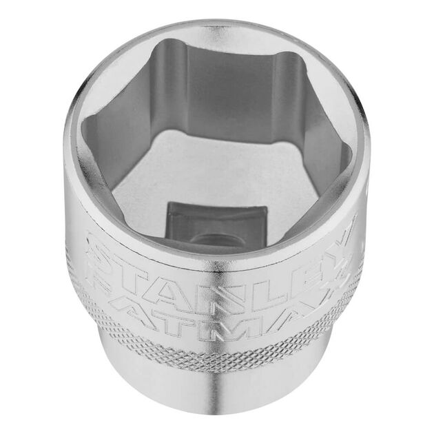 Головка торцевая 1/2" х 30 мм, шестигранная, метрическая, STANLEY, фото , изображение 2 | SNABZHENIE.com.ua