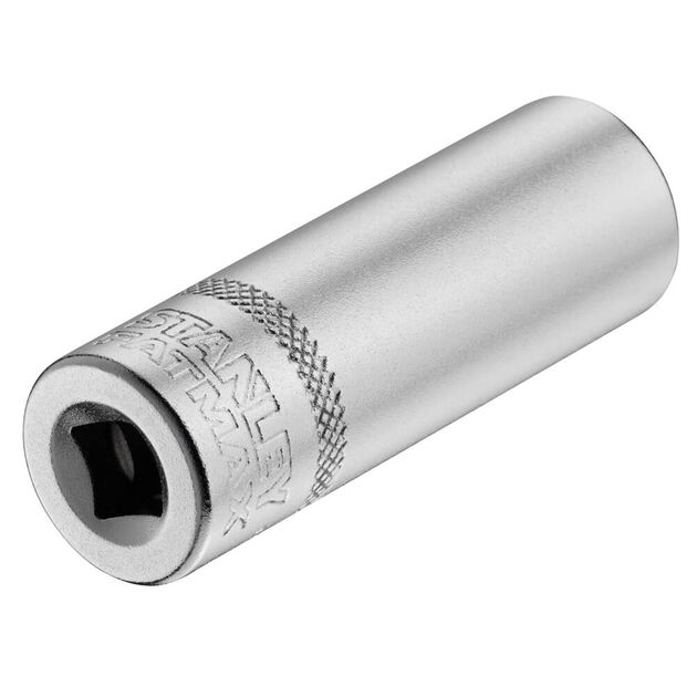 Головка торцевая 1/4" х 12 мм, высокая, шестигранная, STANLEY, фото , изображение 3 | SNABZHENIE.com.ua