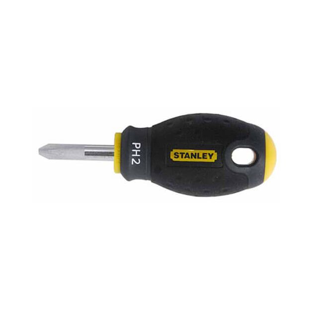Короткая отвертка Phillips FatMax Stubby PH2, 30 мм, STANLEY, фото  | SNABZHENIE.com.ua