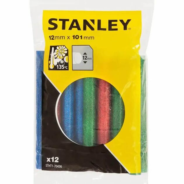 Термоклей низкотемпературный 3 цвета для пистолетов STANLEY, фото , изображение 2 | SNABZHENIE.com.ua