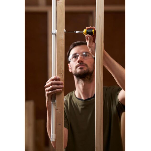 Отвертка Cushion Grip длиной 45 мм с расширяющимся жалом под шлиц SL 6.5 STANLEY STHT16147-0, фото , зображення 3 | SNABZHENIE.com.ua