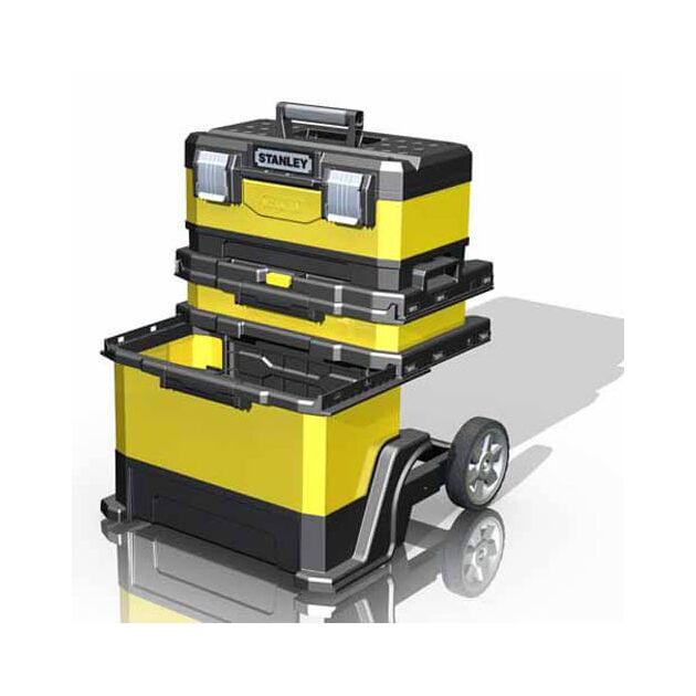 Ящик на колесах Rolling Workshop STANLEY, 57x41x72 см (1-95-621), фото  | SNABZHENIE.com.ua