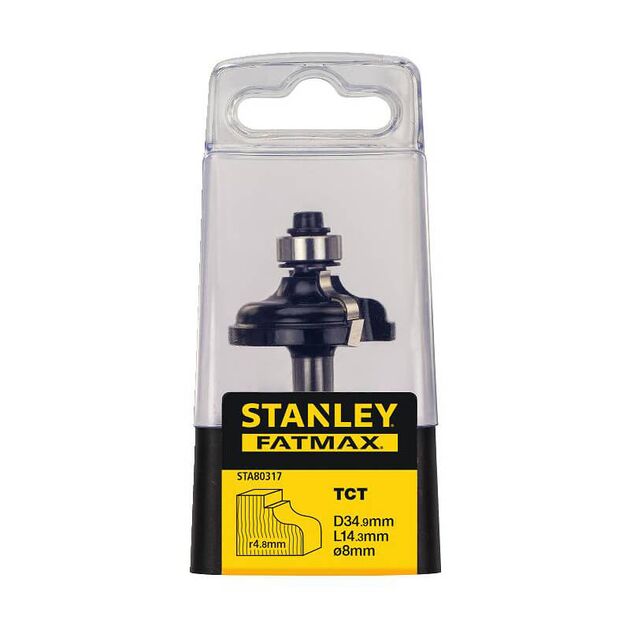 Профильная фреза по дереву 34.9 мм STANLEY STA80317, фото , изображение 2 | SNABZHENIE.com.ua