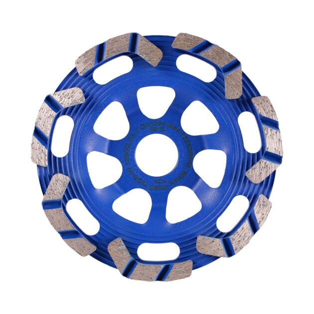 Чашка алмазна торцева ФАТ-С 125 / 22,23 x 7-W Grindex для шліфування без охолодження водою для УШМ, DISTAR, фото  | SNABZHENIE.com.ua