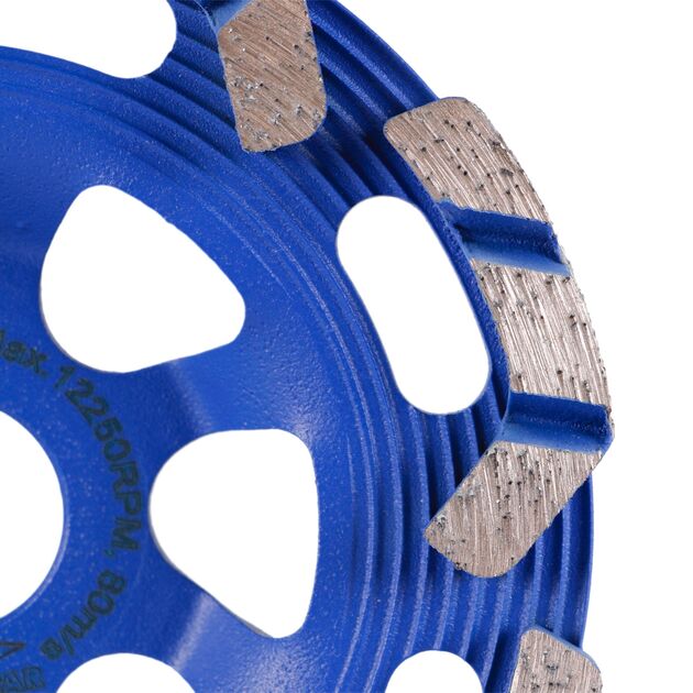 Чашка алмазна торцева ФАТ-С 125 / 22,23 x 7-W Grindex для шліфування без охолодження водою для УШМ, DISTAR, фото , зображення 2 | SNABZHENIE.com.ua