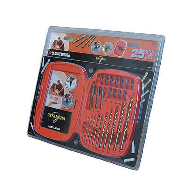 Набор 25 предм. BLACK+DECKER, BLACK+DECKER A7065, фото  | SNABZHENIE.com.ua