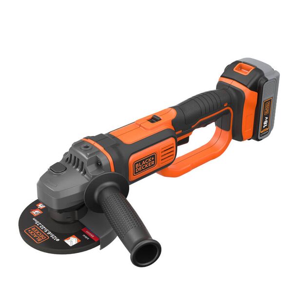 Аккумуляторная угловая шлифмашина BLACK DECKER BCG720M1, фото  | SNABZHENIE.com.ua