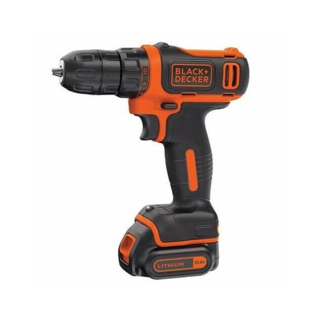 Аккумуляторная дрель-шуруповерт BLACK DECKER BDCDD12K, фото  | SNABZHENIE.com.ua