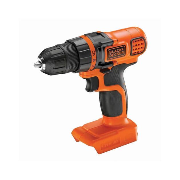 Аккумуляторная дрель-шуруповерт BLACK DECKER BDCDD18N, фото  | SNABZHENIE.com.ua