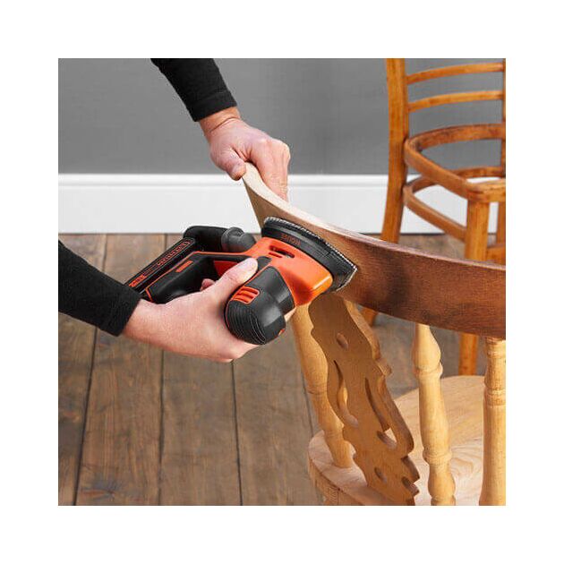 Шліфмашина вібраційна акумуляторна BDCDS18N BLACK DECKER, фото , зображення 3 | SNABZHENIE.com.ua