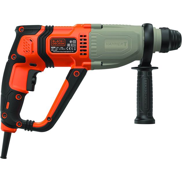 Перфоратор мережевий SDS-Plus BLACK+DECKER BEHS02K, фото , зображення 2 | SNABZHENIE.com.ua