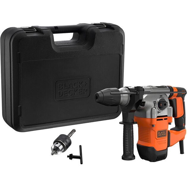 Перфоратор мережевий SDS-Plus BLACK+DECKER BEHS03K, фото , зображення 3 | SNABZHENIE.com.ua