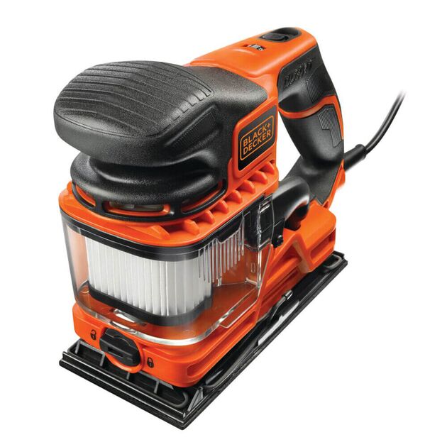 Вибрационная шлифмашина BLACK+DECKER KA330EKA, сеть, фото , изображение 2 | SNABZHENIE.com.ua