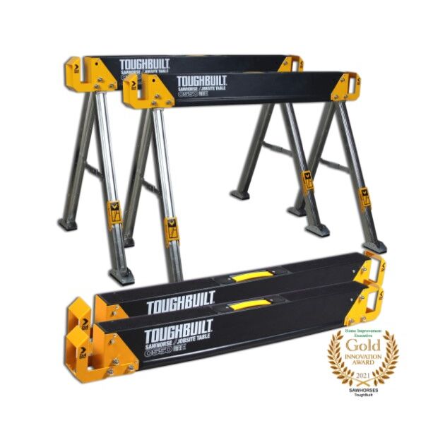 Складные рабочие козлы (2 шт) TOUGHBUILT TB-C550-2, фото  | SNABZHENIE.com.ua