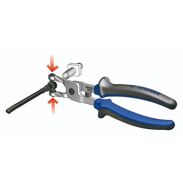 Клещи для быстрозажимной муфты топливных труб UNIOR 206, фото , изображение 3 | SNABZHENIE.com.ua