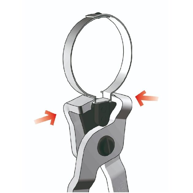 Клещи зажимные для хомутов типа OETIKER UNIOR 230, фото , изображение 3 | SNABZHENIE.com.ua